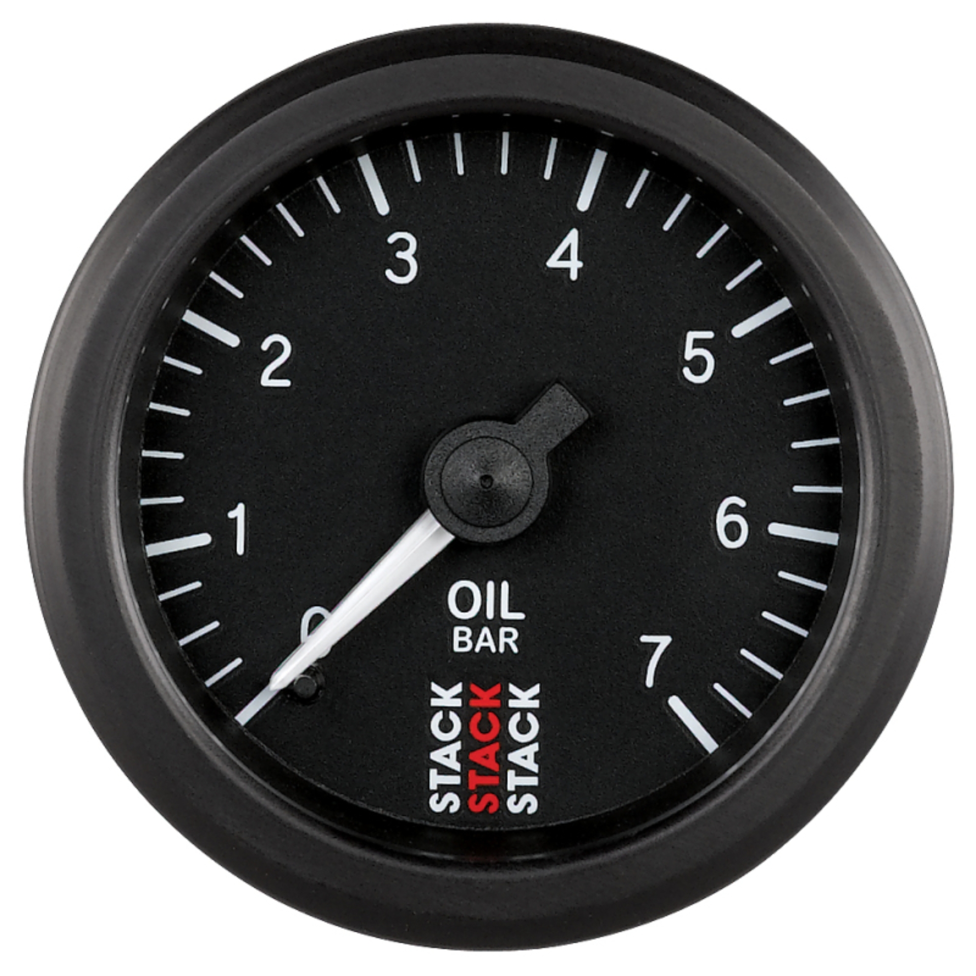 Picture of Autometer Stack Instruments 52mm 0-7 BAR M10 (M) Mechanical Oil Pressure Gauge - Black