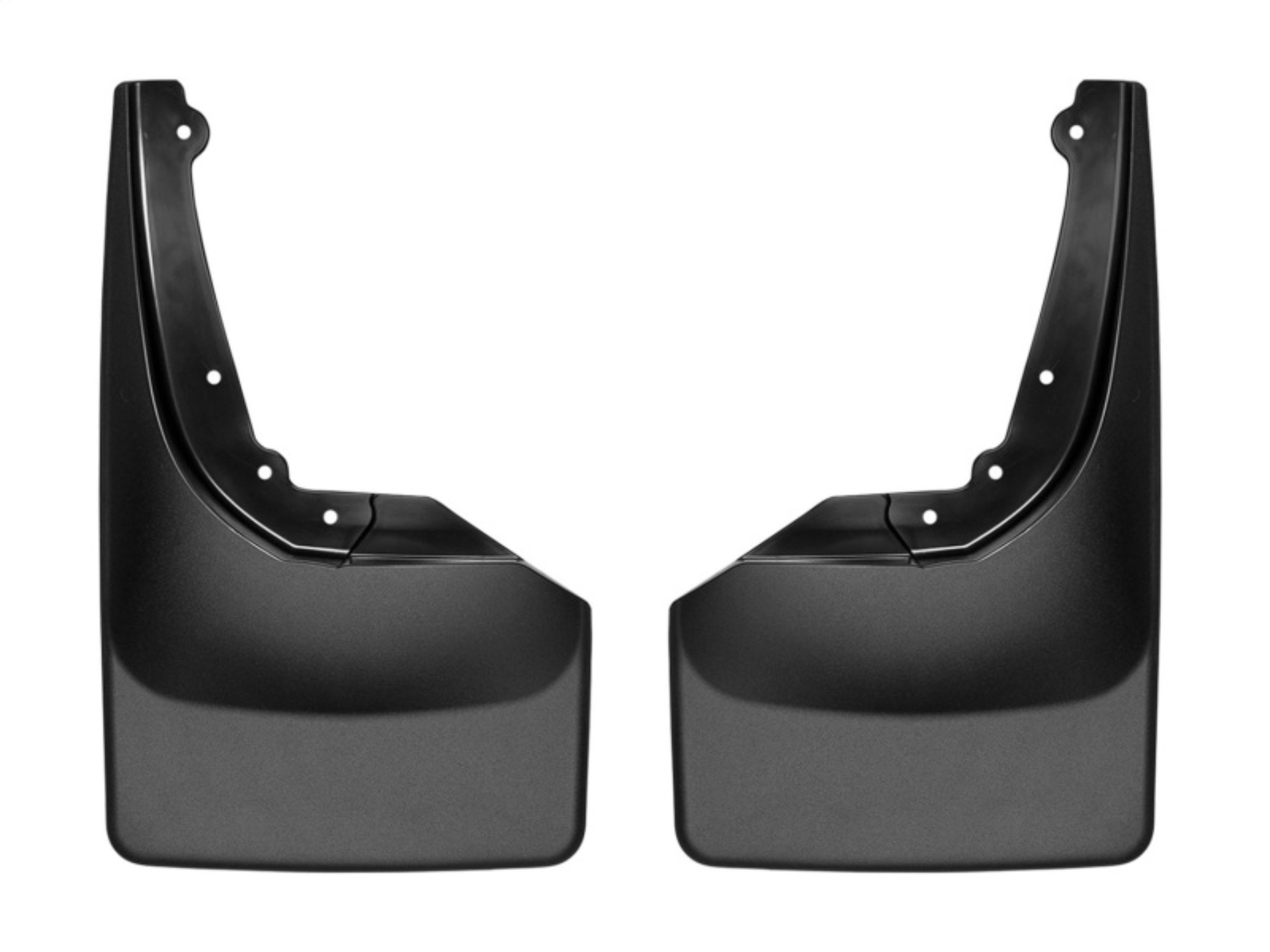 Picture of WeatherTech 2017+ Nissan Titan No Drill Mudflaps - Black (No Fender Flares/Lip Molding)