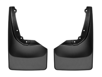 Picture of WeatherTech 2017+ Nissan Titan No Drill Mudflaps - Black (No Fender Flares/Lip Molding)