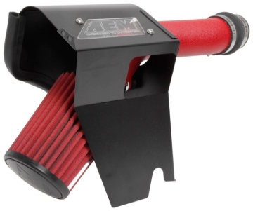 Picture of AEM 2018 Subaru WRX STI 2.5L H4 F/I Cold Air Intake System - Wrinkle Red
