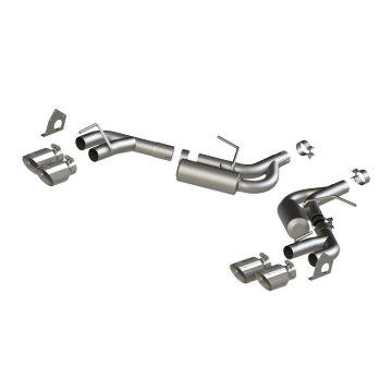 Picture of MBRP 16-19 Chevrolet Camaro V6 2.5in T304 NPP Dual Axle Back Exhaust w/ 4in Quad Dual Wall Tips