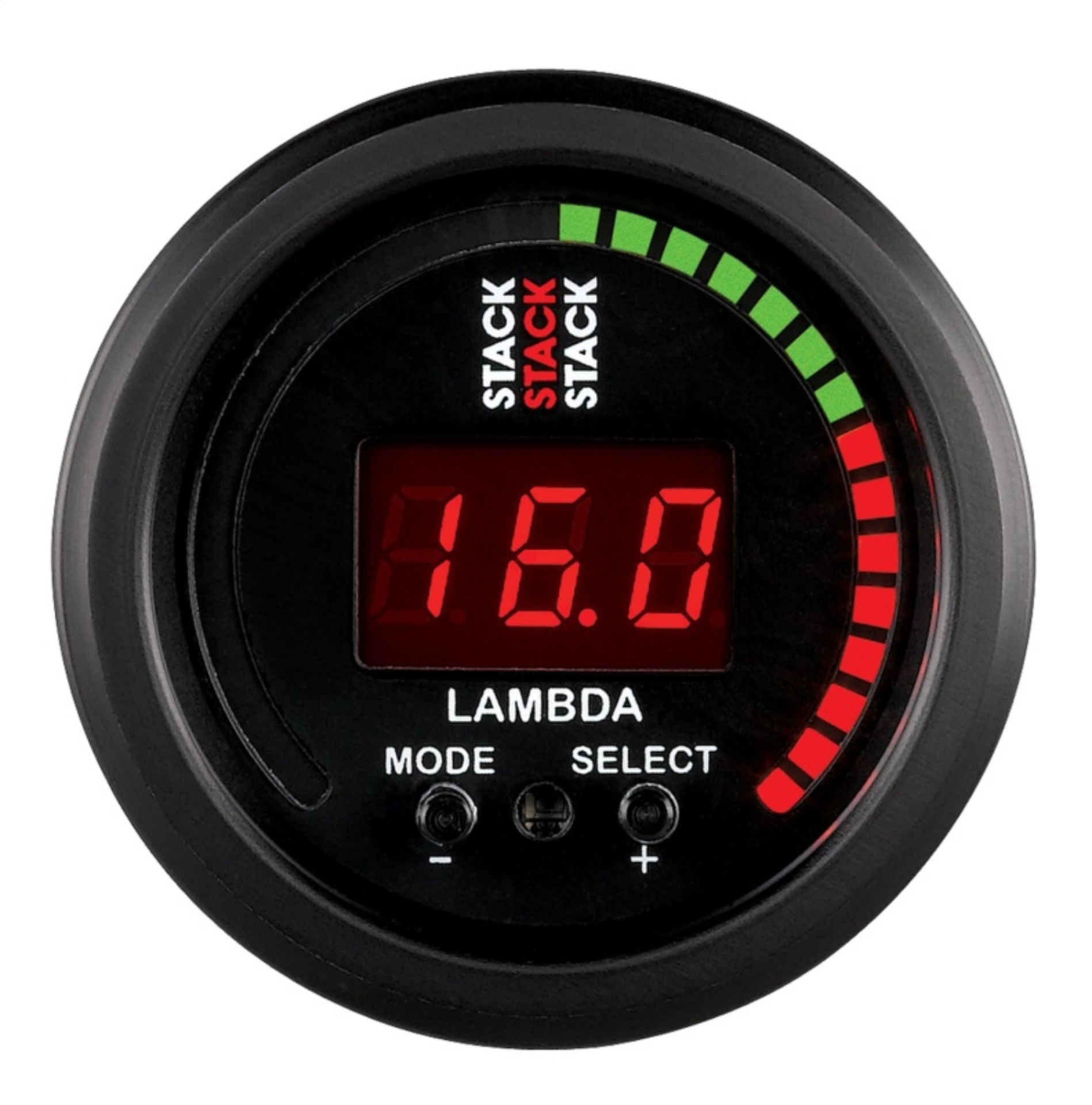 Picture of Autometer Stack Instruments 52mm Wideband Air-Fuel Ratio (LAMBDA) Gauge - Black