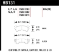 Picture of Hawk 79-84 Chevrolet C20/C30/G30/K20 Black Race Front Brake Pads