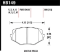 Picture of Hawk 94-05 Mazda Miata (NA/NB) Black Race Front Brake Pads