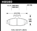 Picture of Hawk 86-92 Ford Taurus SHO / 89-92 Ford Thunderbird Super Coupe DTC-60 Race Rear Brake Pads