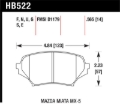 Picture of Hawk 06-14 Mazda MX-5 Miata (NC) DTC-70 Race Front Brake Pads