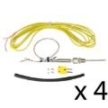 Picture of AEM Single K-Type Thermocouple Kit - 4 Pack