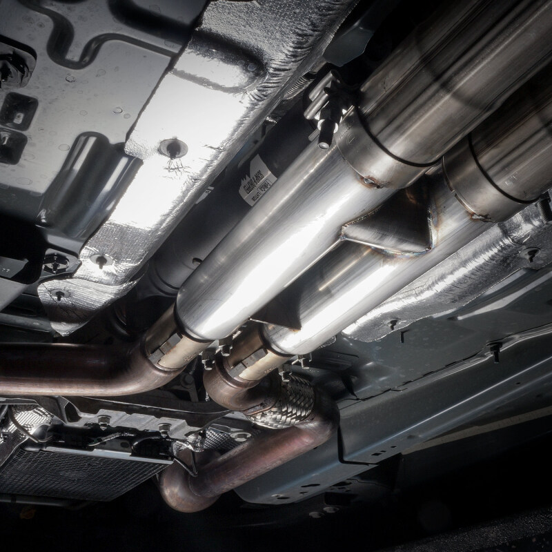 Picture of Stainless Works, 2018+ Mustang GT, With valve 3" Stainless Steel exhaust.