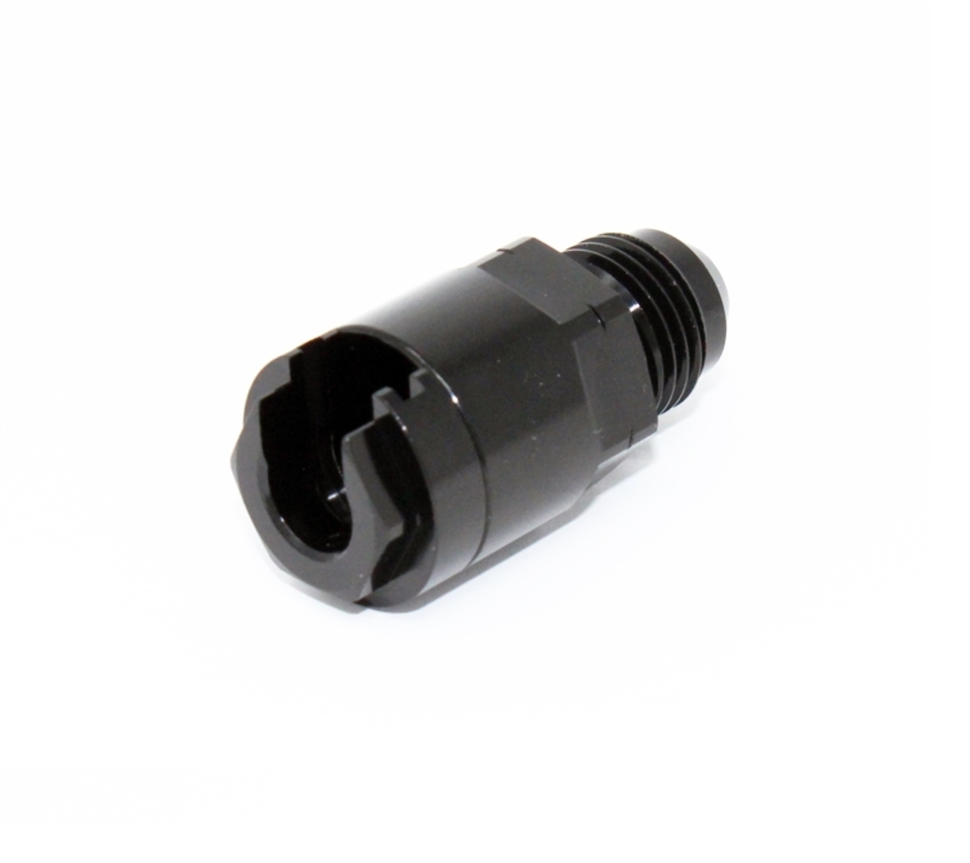 Picture of Torque Solution Locking Quick Disconnect Adapter Fitting: 3/8in SAE to -6AN Male Flare