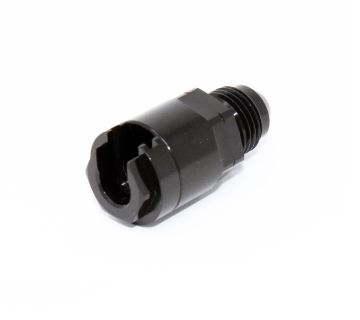 Picture of Torque Solution Locking Quick Disconnect Adapter Fitting: 3/8in SAE to -6AN Male Flare