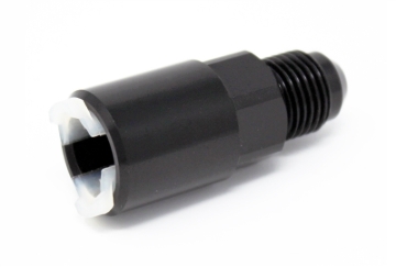 Picture of Torque Solution Push-On Quick Disconnect Adapter Fitting: 5/16IN SAE to -8AN Male Flare