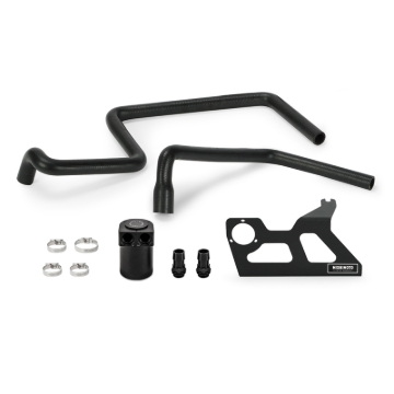 Picture of Mishimoto 07-11 Jeep Wrangler JK Baffled Oil Catch Can - Black