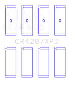 Picture of King Honda B18C1/B18C5 16V (Size Standard - Predoweled for Alum Rods) Performance Rod Bearing Set