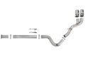 Picture of aFe Rebel XD 4in SS Down-Pipe Back Exhaust w/Dual Polished Tips 17-18 Ford Diesel Trucks V8-6.7L(td)