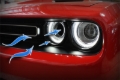 Picture of aFe Momentum GT Carbon Fiber Dynamic Air Scoop 15-18 Dodge Challenger V6-3.6L/V8-5.7L/6.4L HEMI