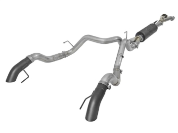 Picture of aFe MACH Force-Xp Cat-Back Exhaust w/Dual Hi-Tuck Tips Black 17-18 Ford F-150 Raptor V6-3.5L (tt)