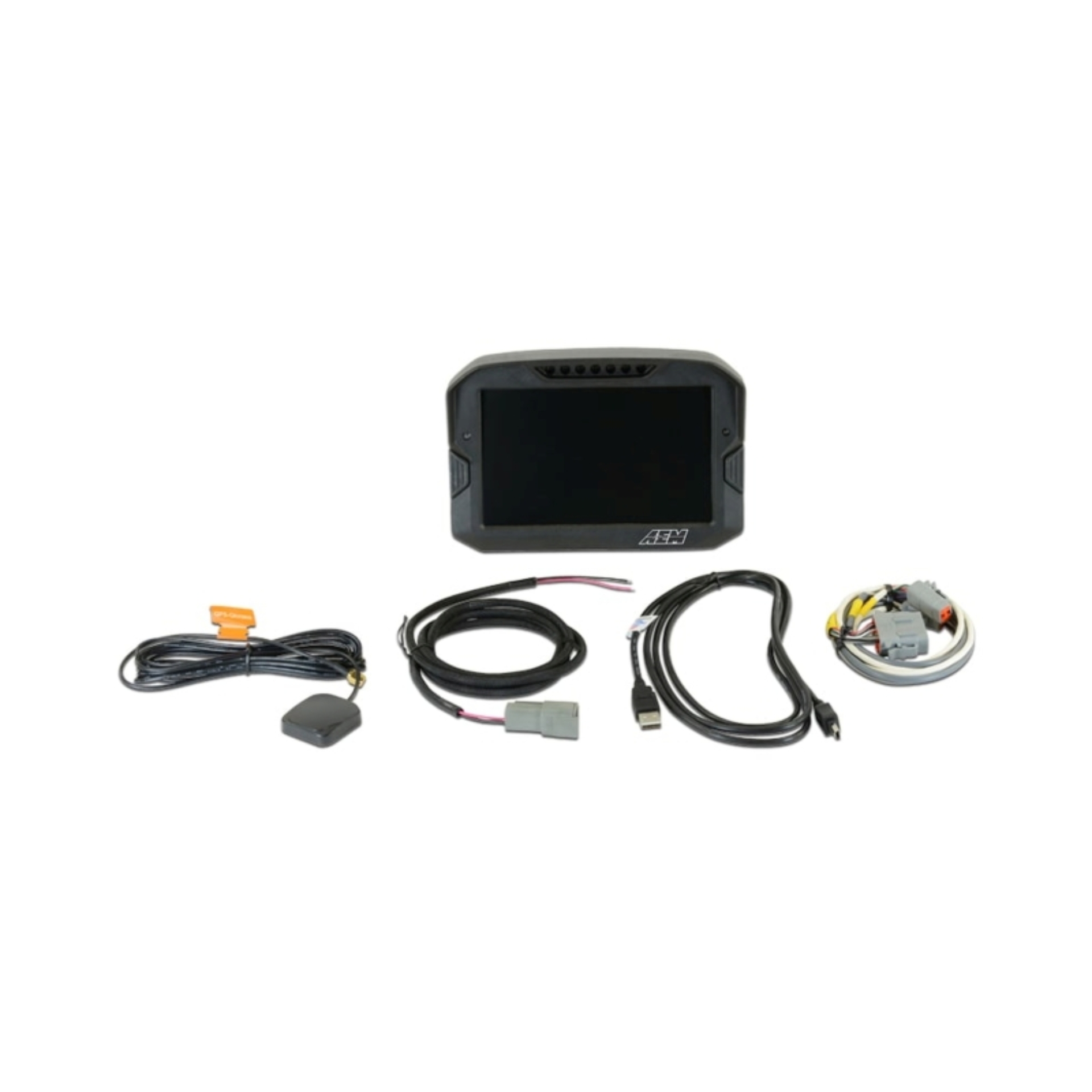 Picture of AEM CD-7 Non Logging GPS Enabled Race Dash Carbon Fiber Digital Display w/o VDM (CAN Input Only)