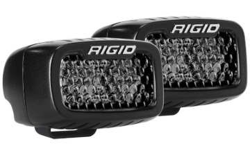 Picture of Rigid Industries SR-M Series PRO Midnight Edition - Spot - Diffused - Pair