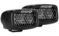 Picture of Rigid Industries SR-M Series PRO Midnight Edition - Spot - Diffused - Pair
