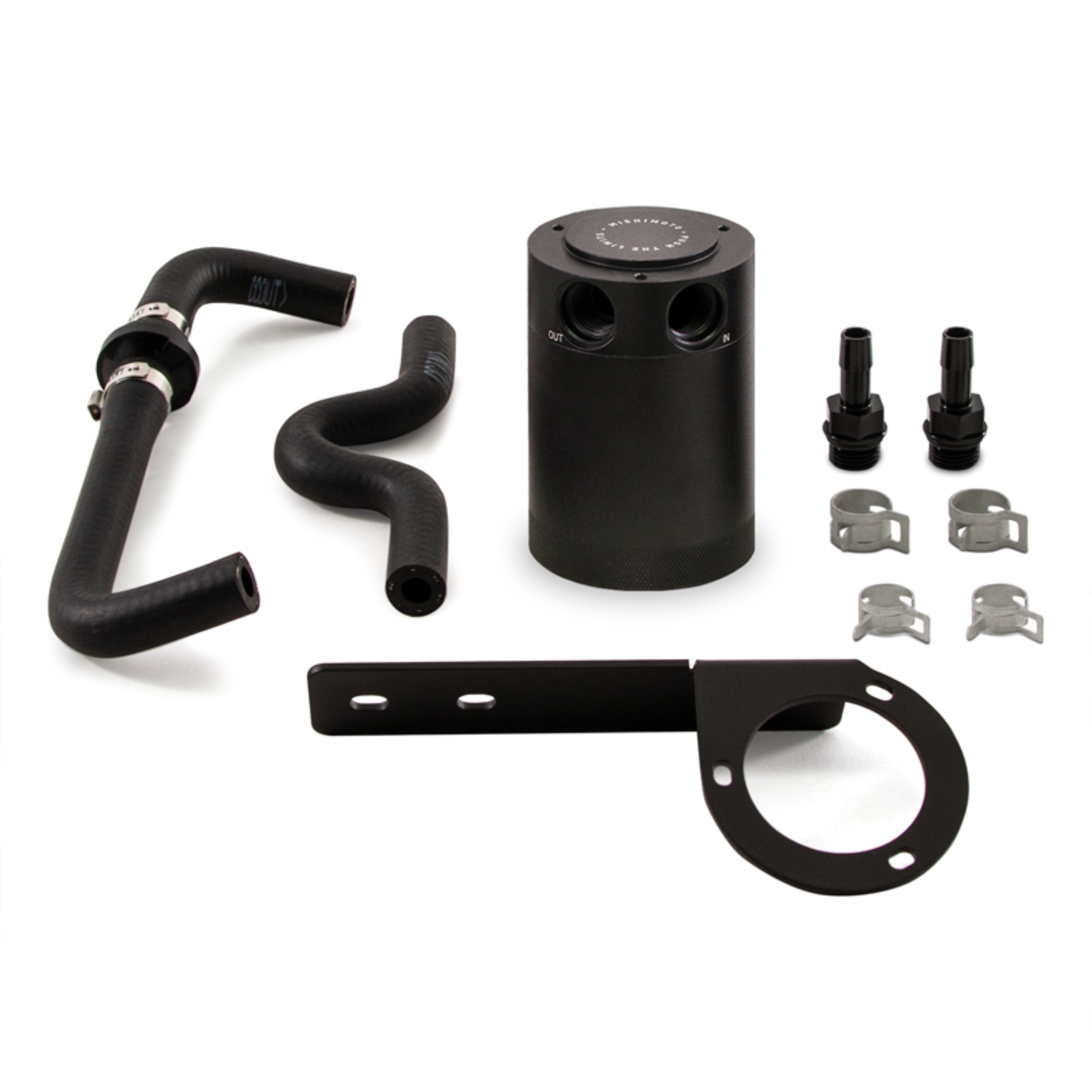 Picture of Mishimoto 2017+ Honda Civic Type R Baffled Oil Catch Can Kit - Black