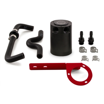 Picture of Mishimoto 2017+ Honda Civic Type R Baffled Oil Catch Can Kit - Red