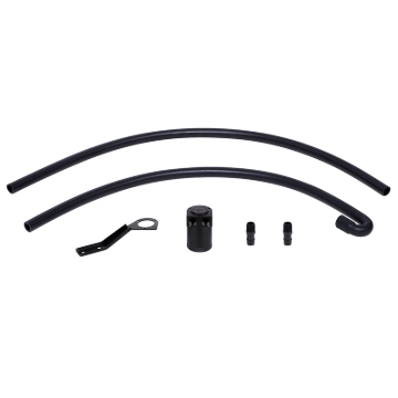 Picture of Mishimoto 07-10 BMW N54 Baffled Oil Catch Can Kit - Black (CCV Side)