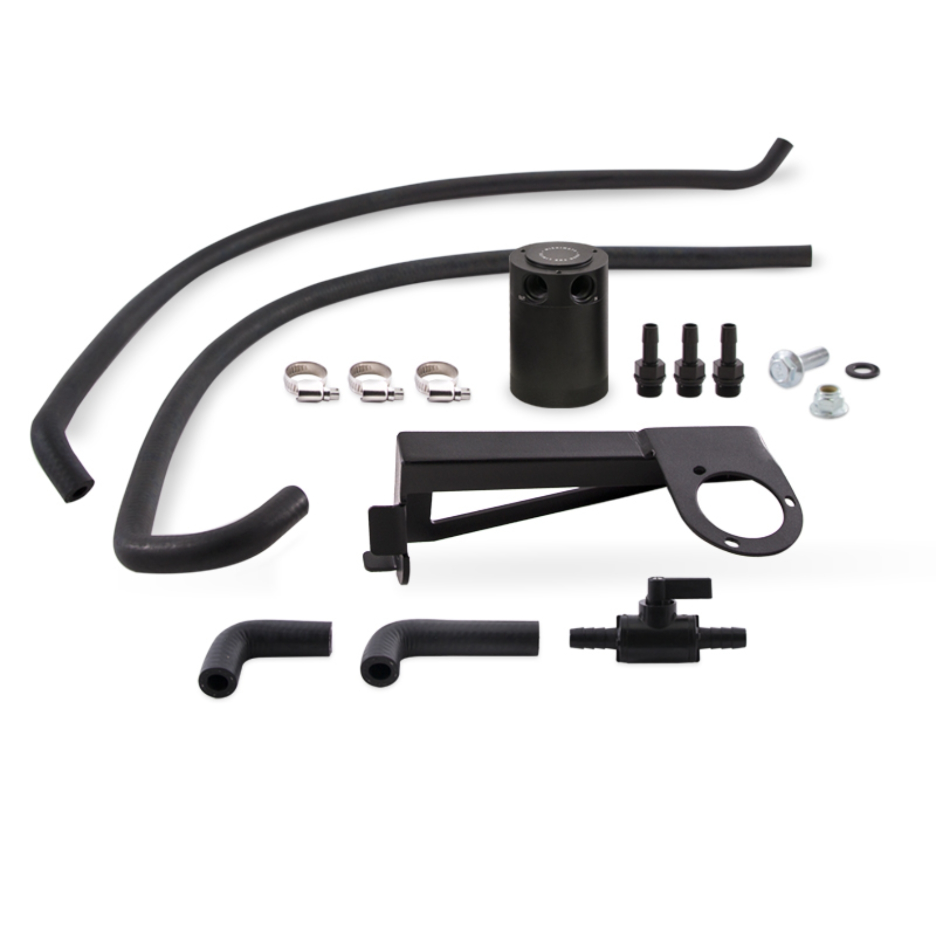 Picture of Mishimoto 2016+ Ford Focus RS Baffled Oil Catch Can Kit - Black