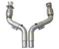 Picture of BBK 05-20 Dodge Challenger/Charger 6.1/6.2/6.4L Hemi 3in Catted High Flow Mid Pipe