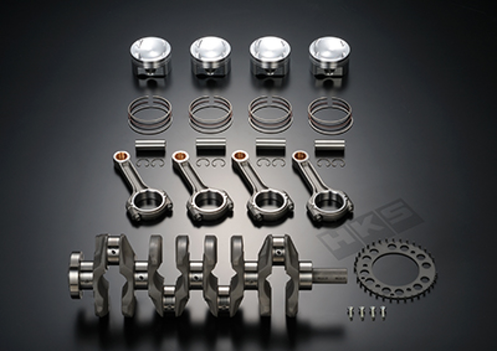 Picture of HKS 08-10 EVO X 4B11 Stroker Kit w/ Forged Pistons Crank & I-Beam Conrods