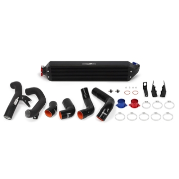 Picture of Mishimoto 2016+ Honda Civic 1.5T / 2017+ Honda Civic Si Black Intercooler Kit w/Black Pipes