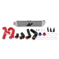 Picture of Mishimoto 2016+ Honda Civic 1.5T / 2017+ Honda Civic Si Silver Intercooler Kit w/Red Pipes
