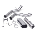 Picture of Banks Power 17+ GM Duramax L5P 2500/3500 Monster Exhaust System - SS Single Exhaust w/ Chrome Tip