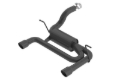 Picture of Borla 2018 Jeep Wrangler JL/JLU 3.6L 2DR/4DR S-Type SS Axle Back Black Coated Exhaust w/3.5in Tips