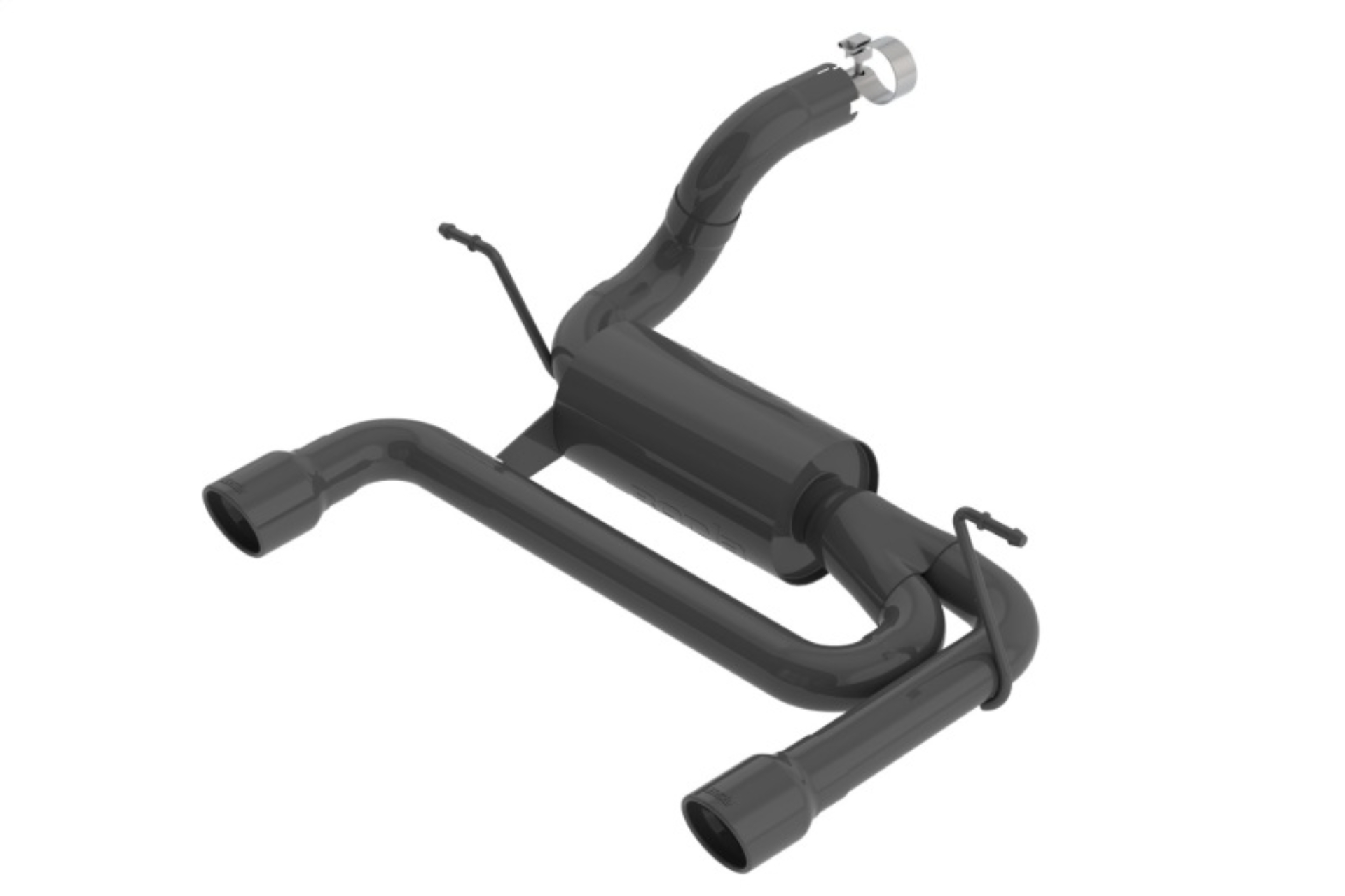Picture of Borla 2018 Jeep Wrangler JL/JLU 3.6L 2DR/4DR S-Type SS Axle Back Black Coated Exhaust w/3.5in Tips