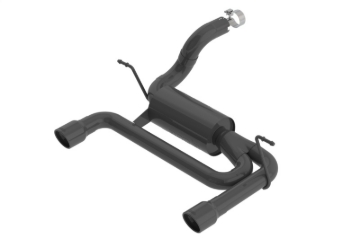 Picture of Borla 2018 Jeep Wrangler JL/JLU 3.6L 2DR/4DR S-Type SS Axle Back Black Coated Exhaust w/3.5in Tips