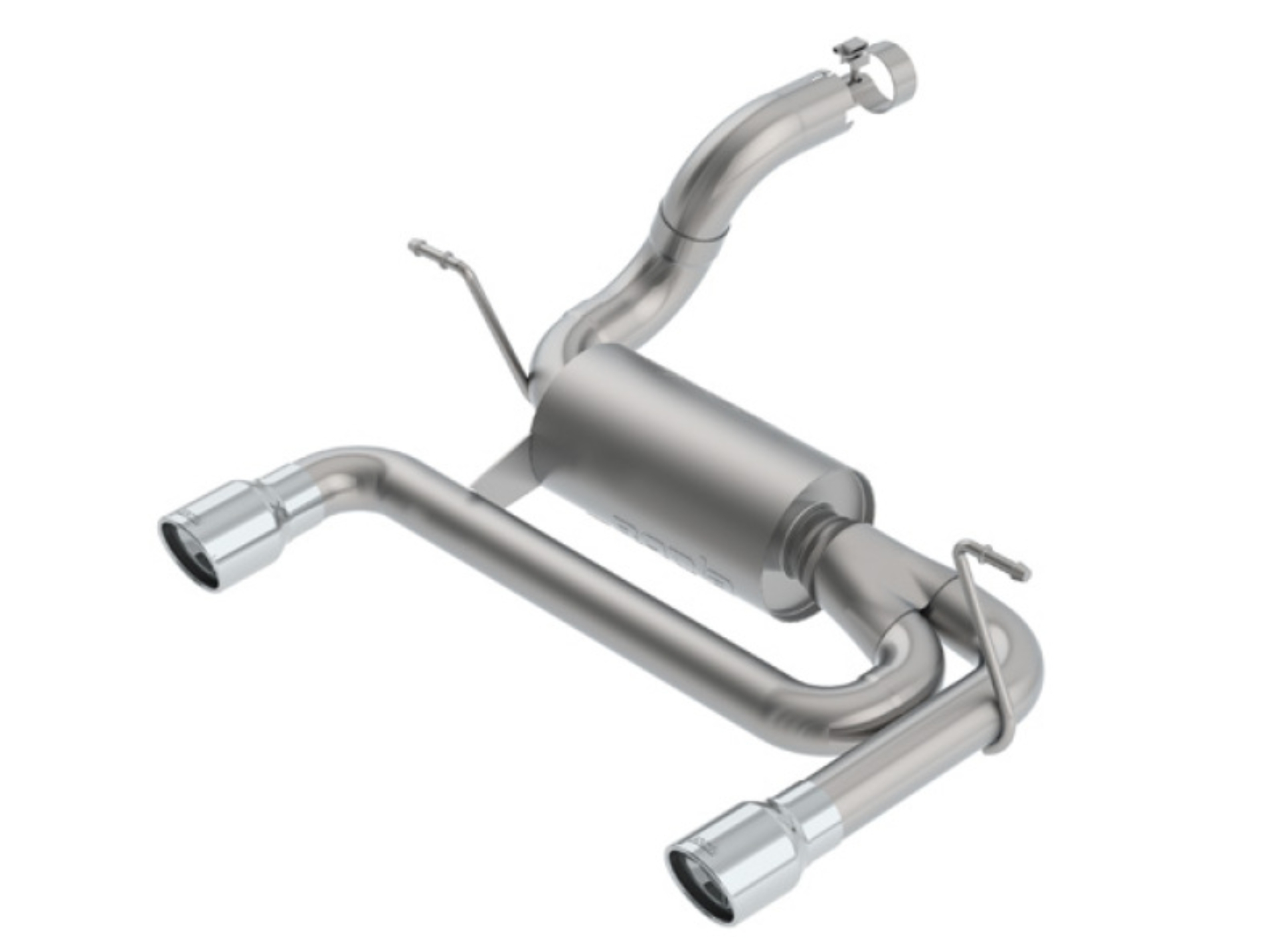 Picture of Borla 2018 Jeep Wrangler JL/JLU 3.6L 2DR/4DR ATAK SS Axle Back Exhaust w/3.5in Tips