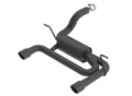 Picture of Borla 2018 Jeep Wrangler JL/JLU 3.6L 2DR/4DR ATAK SS Axle Back Black Coated Exhaust w/3.5in Tips