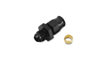 Picture of Vibrant -10AN Male to .625in Tube Adapter Fitting (w/Brass Olive Insert)
