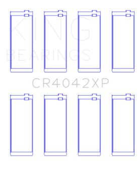 Picture of King BMW M40/M42/M43/M44 1.6L/1.8L/1.9L Connecting Rod Bearings (Set of 4) - Size +.026mm