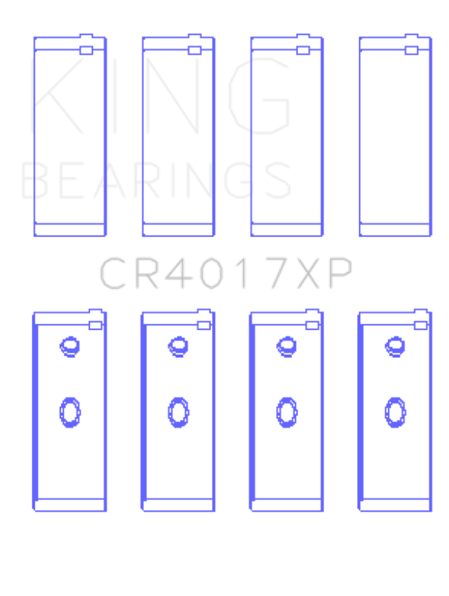 Picture of King Engine Bearings KING Connecting Rod Bearings - CR4017XP.026