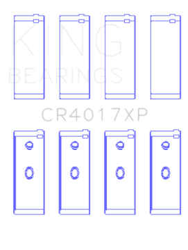 Picture of King Engine Bearings Opel 1.6L/1.8L/2.0L/2.4L (Size .026) Connecting Rod Bearings (Set of 4)