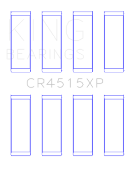 Picture of King Ford/Mazda Duratec 121ci 2.0L 16V (Size .026) Connecting Rod Bearings (Set of 4)