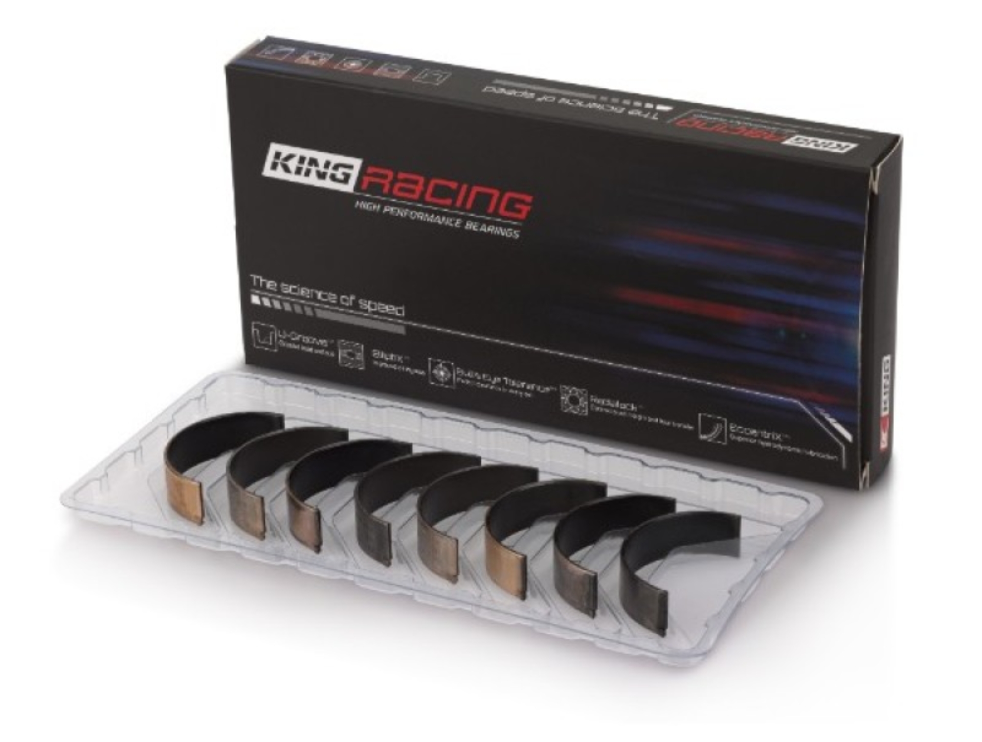 Picture of King Engine Bearings Mini Cooper W10B16A (Size .026) Connecting Rod Bearings (Set of 4)