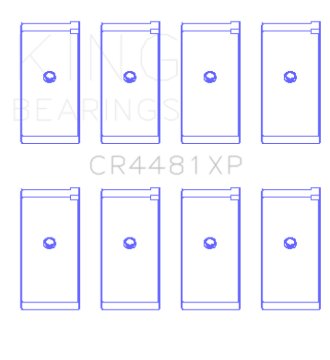 Picture of King Engine Bearings Mitsubishi 4G63/4G64 (Size .026) Connecting Rod Bearings (Set of 4)