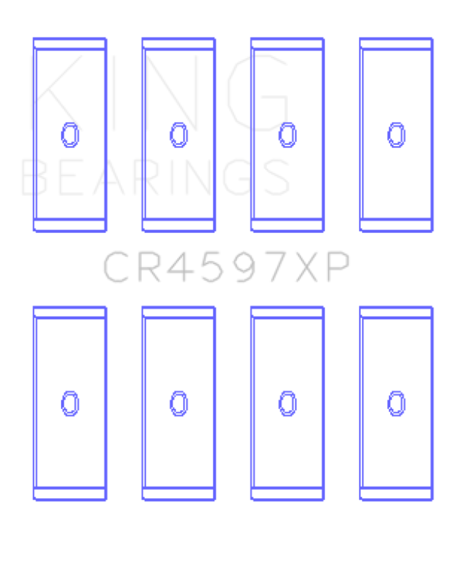Picture of King Engine Bearings KING Connecting Rod Bearings - CR4597XP.026