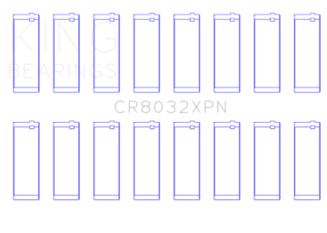 Picture of King Engine Bearings Chrysler 345/370 16V (Size .026) Connecting Rod Bearings (Set of 8)