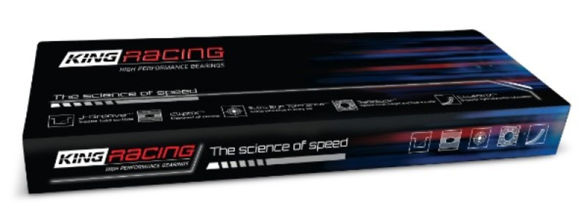 Picture of King VW/Audi 2.3/2.5 5cyl AAB/AEU/APL/AAF/NG/RT/JS (Size .026) Crankshaft Main Bearings (Set of 6)