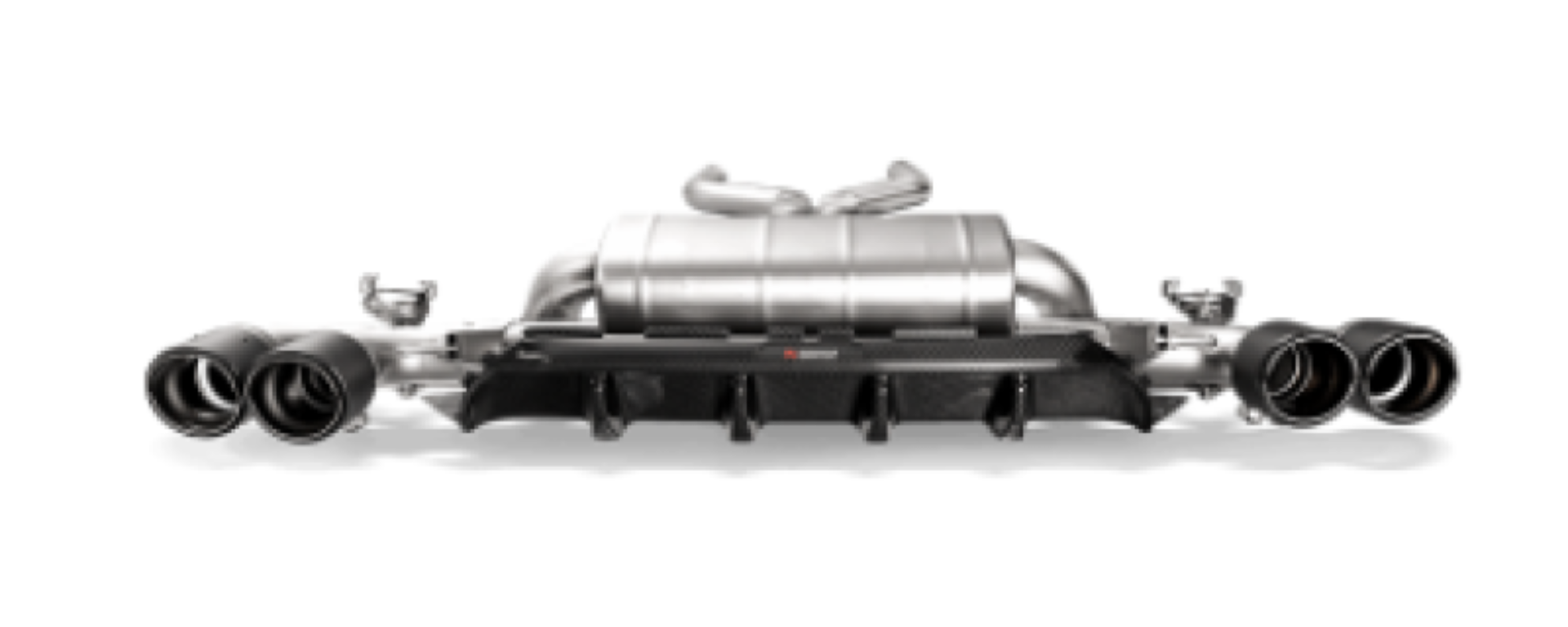 Picture of Akrapovic 18+ BMW M5 (F90) Rear Carbon Fiber Diffuser - High Gloss w/ Red/White Akrapovic Logo