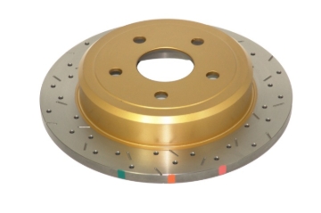Picture of DBA 04-08 Infiniti QX56 / 04-05 Armada / 04-3/04 Titan Rear Drilled & Slotted 4000 Series Rotor