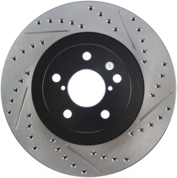 Picture of Sport Drilled & Slotted Brake Rotor; Front Left